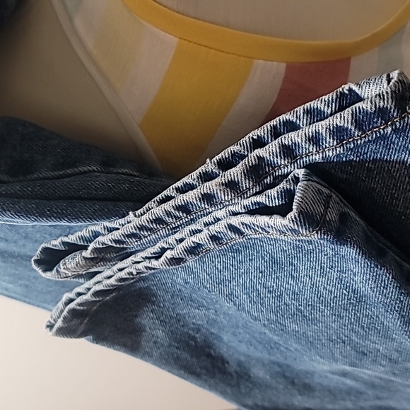 RALPH LAUREN Vintage High Rise Classic Preppy Minimalist EUC Straight Blue Jeans - Picture 13 of 16